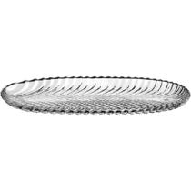 PRATO BOLO BOLEIRA OVAL HOME&CO ECO CRYSTAL x49x15cm TRANSPARENTE