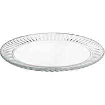 PRATO BOLO BOLEIRA REDONDO HOME&CO VIDRO 2x31x31cm TRANSPARENTE