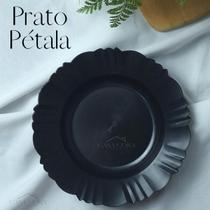 Prato Borda Pétala Plástico Colorido Kit Com 20und Para Refeições, Churrascos, Festas e Aniversários - Casa Cora