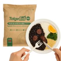 Prato branco descartavel biodegradavel de amido de milho 15cm não contem plastico talge