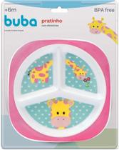 Prato buba com divisória animal fun Prato buba com divisória animal fun