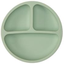 Prato Buba de Silicone Com Ventosa Verde