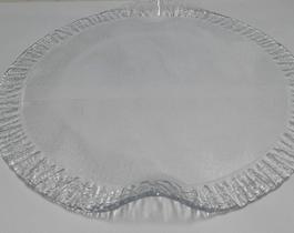 Prato Centro de Mesa Multi Uso 34 cm Incolor
