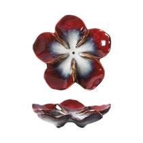 Prato Cerâmico Em Forma De Pétala Multicolorido Luxuoso Para Salada, Vegetais E Frutas Utensílios De