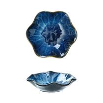 Prato Cerâmico Japonês Retro Com Esmalte De Forno Mini Prato Para Molho Sashimi Sushi Prato Para
