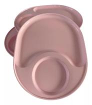 Prato Com Apoio Sonho Rosa Tupperware