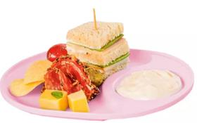 Prato com Apoio Sonho Rosa Tupperware