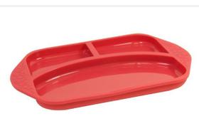 Prato Com Divisoria Em Silicone Leão Marcus e Marcus