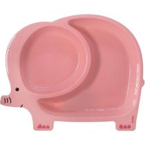 Prato Com Divisórias Buba Elefante Rosa Prato Com Divisórias Buba Elefante Rosa