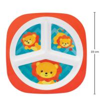 Prato com Divisórias Infantil Buba