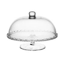 Prato Com Pé E Cúpula Em Vidro Bangkok 29x21cm Wolff