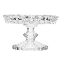 Prato com Pé Geneva Wolff 14cm x 14cm x 8cm Cristal Prato com Pé Geneva Wolff 14cm x 14cm x 8cm Cristal