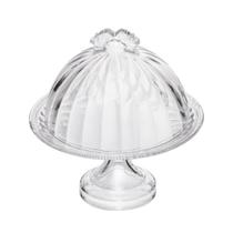 Prato com Pé Imperial 18,5cm x 9,5cm Cristal Lyor