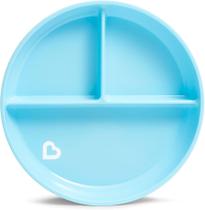 Prato Com Ventosa E Divisórias Munchkin - Azul