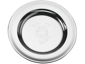 Prato Criança Aço Inox Baby Friends Tramontina Prata Prato Criança Aço Inox Baby Friends Tramontina Prata