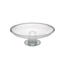 Prato Cristal com Pé Pearl 20 cm- Wolff