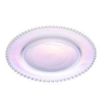 PRATO CRISTAL DE CHUMBO PEARL WOLFF RAINBOW 28cm