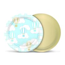 Prato Cromus Redondo 21cm Aventureiro C/8 Unidades