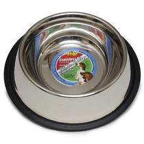 Prato de alimentação para animais de estimação Hilo Stainless Steel Non-Skid 2850 ml
