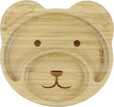 Prato de Bambu Urso c/ ventosa e divisória Clingo