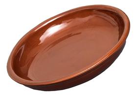 Prato De Barro 22cm Fundo Porção Buffet Churrascaria Carnes