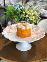 PRATO DE BOLO C/PE FLOWER RABBIT 35x15cm