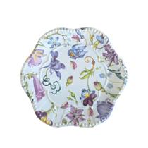 Prato de Bolo em Cerâmica Romantic Flowers 34 cm - 1 Unid. Prato de Bolo em Cerâmica Romantic Flowers 34 cm - 1 Unid.