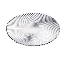 Prato de Bolo Espiral 30 cm Vidro Class Home