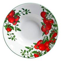 Prato de Cerâmica para Massa/Risoto Tomate 27 X 6cm