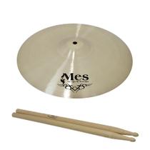 Prato de Condução para Bateria 20" Liga de Bronze B8 ACT Series Mes Drums + Baqueta 5A Hickory New York
