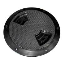 Prato de convés Sea-Dog texturizado Quarter Turn Black 6 cm Prato de convés Sea-Dog texturizado Quarter Turn Black 6 cm
