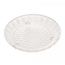Prato de Cristal com 3 Pés Brandon 18cm x 3,5cm Lyor Prato de Cristal com 3 Pés Brandon 18cm x 3,5cm Lyor