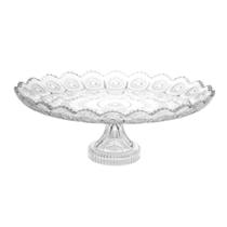 PRATO DE CRISTAL OVAL MEY JI com pe 36X23