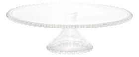 Prato de Cristal para Bolo com pé Pearl Wolff 2968