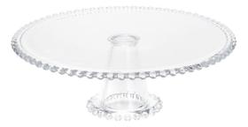 Prato De Cristal Para Bolo E Doces Com Pé Pearl Wolff Prato De Cristal Para Bolo E Doces Com Pé Pearl Wolff