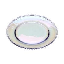 PRATO DE CRISTAL PEARL RAINBOW 28cm - LYOR PRATO DE CRISTAL PEARL RAINBOW 28cm - LYOR