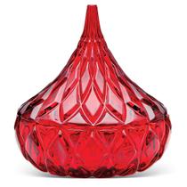 Prato de doces Godinger Hersheys Kiss Red Crystal 12,7 cm