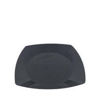 Prato de festa e churrasco acrilico descartavel grande 21cm- 20 unidades