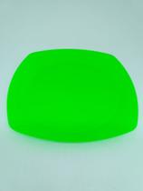 Prato de festa e churrasco acrilico descartavel grande 21cm- 50 unidades