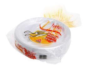 Prato de Isopor Pratice Life 18cm - 25 Unidades - Meiwa Prato de Isopor Pratice Life 18cm - 25 Unidades - Meiwa