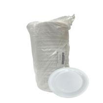 Prato de Isopor Raso 21cm para Refeição Ultratherm com 400 unidades