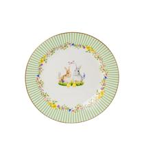 Prato De Jantar Páscoa Garden Cerâmica Luiz Salvador