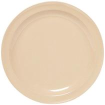 Prato de Jantar Yanco NS-109T 23cm Melamina Marrom Claro Pacote com 24 Prato de Jantar Yanco NS-109T 23cm Melamina Marrom Claro Pacote com 24