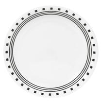 Prato de louça CORELLE City Block 22 cm preto