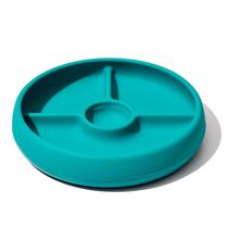 Prato de louça OXO Tot Silicone Divided Teal