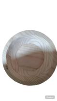 Prato de Madeira Natural Artesanal Decoracao Rustico Madeira Branca 27Cm Prato de Madeira Natural Artesanal Decoracao Rustico Madeira Branca 27Cm