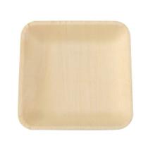 Prato De Madeira Quadrado - HA254 - 10 unidades - Silver Plastic - Rizzo