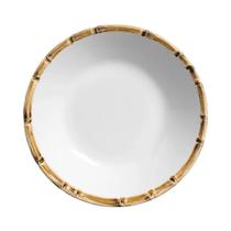 Prato de Pão Borda de Bambu Cerâmica 14,5cm Scalla