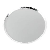 Prato de Papel Decorado 18 cm - SilverFestas