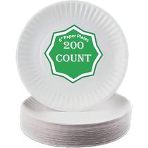 Prato de papel descartável Spa Stix 6 - Pacote de 200 (200 mL) Prato de papel descartável Spa Stix 6 - Pacote de 200 (200 mL)